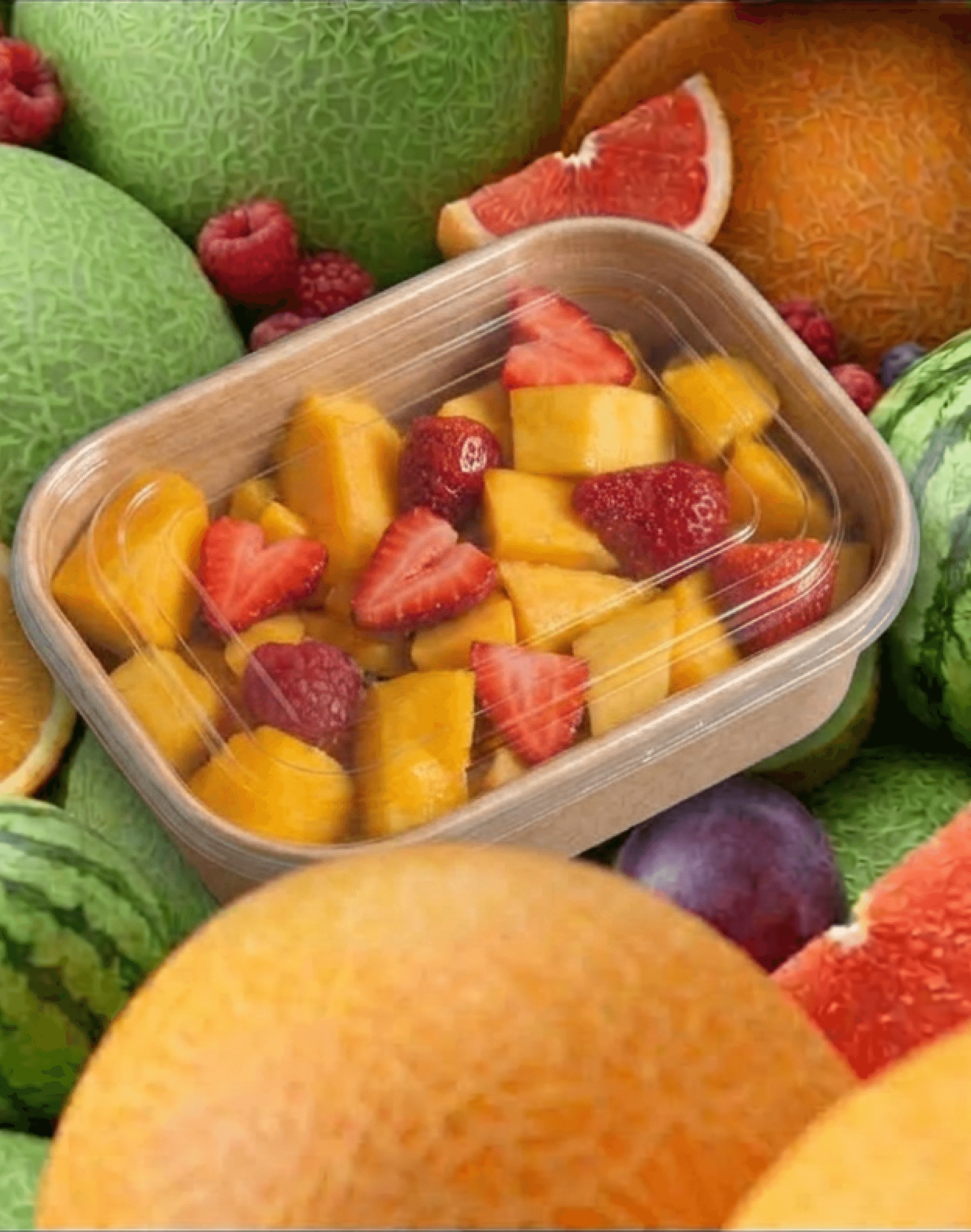 Fresh fruits tray