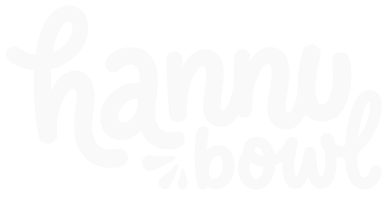 hanny bowl white logo
